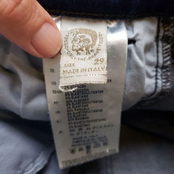 Diesel Doris-B Super Slim Bootcut Jeans, W29 made in Italy - Picture 11 of 15